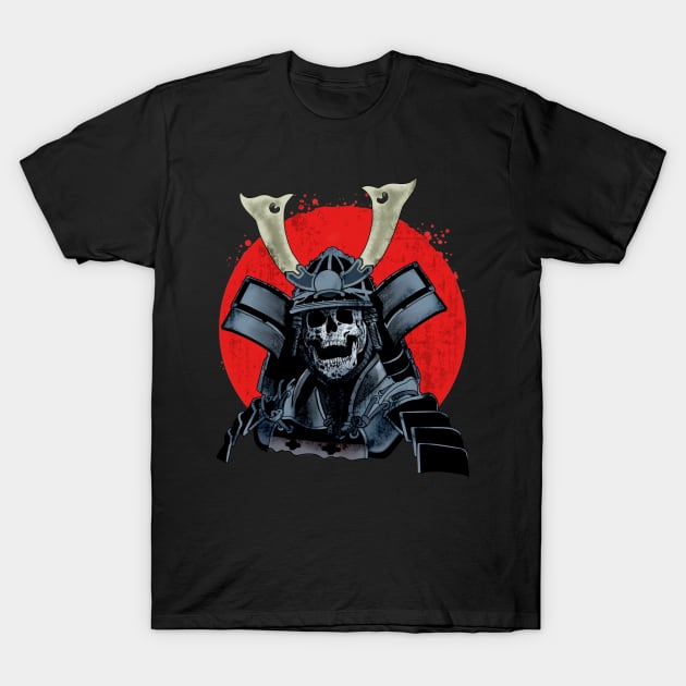 Skull Samurai III T-Shirt by pilipsjanuariusDesign